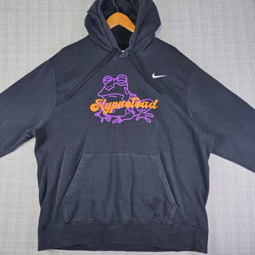 TCU Horned Frogs Nike Hoodie XL Black Team Exclusive 2022 Hypnotoad Sweatshirt